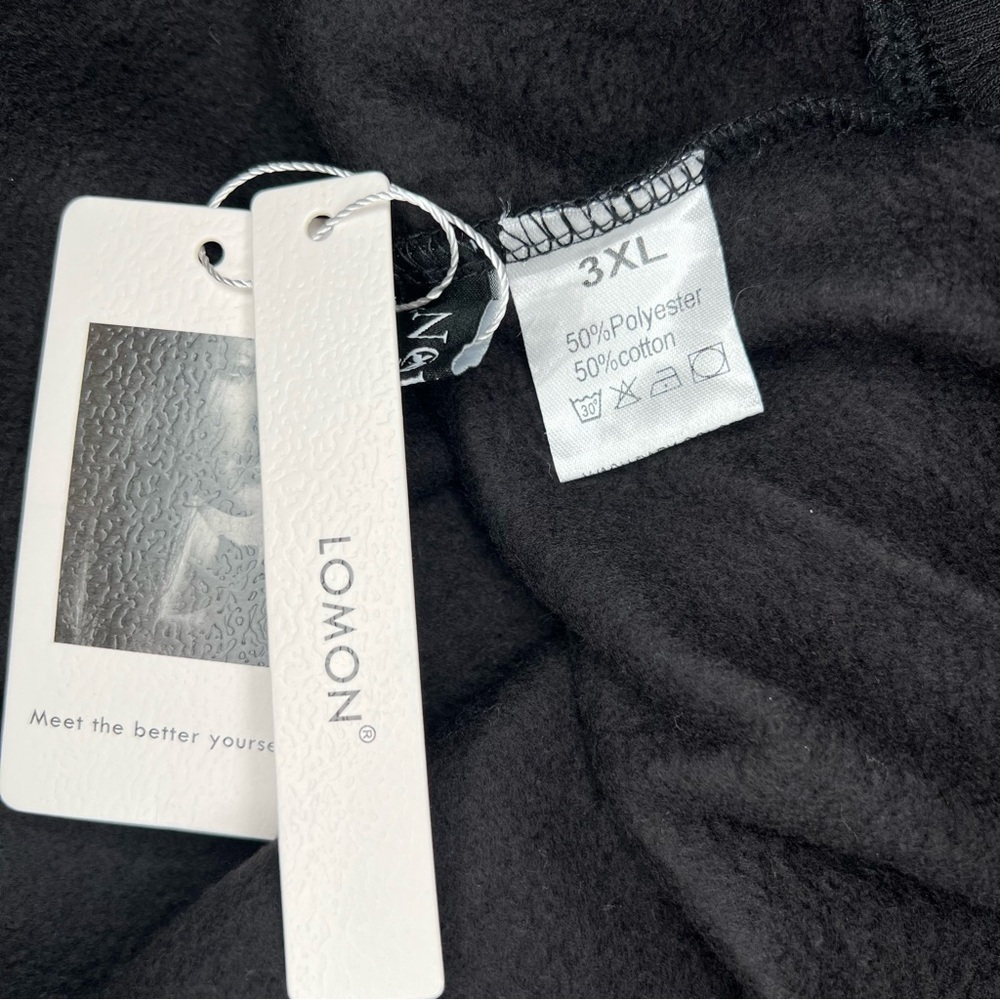 New York Embroidered Black Crewneck Sweatshirt NWT Lomon 3XL Black White Unisex. - Picture 11 of 12